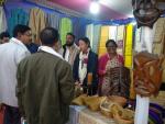 Stall inspection of Gandhi Shilp Bazar at Guwahati